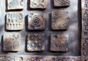 Ceramic Tile Wall Piece © Jan Lane